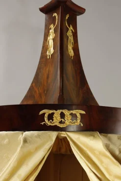 Pamono Empire Bed with Canopy, 1810><noscript><img width=