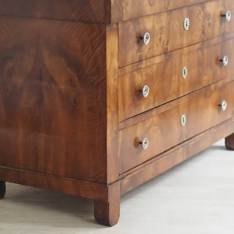 Best Pamono Empire Biedermeier Chest of Drawers with Marble