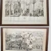 Pamono Empire Camposanto of Pisa Engravings by Lasinio for Molini Landi & Cie, Set of 2> Wall Decor