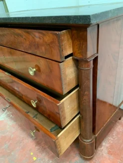 Pamono Empire Chest of Drawers with Detached Columns, 1800s><noscript><img width=