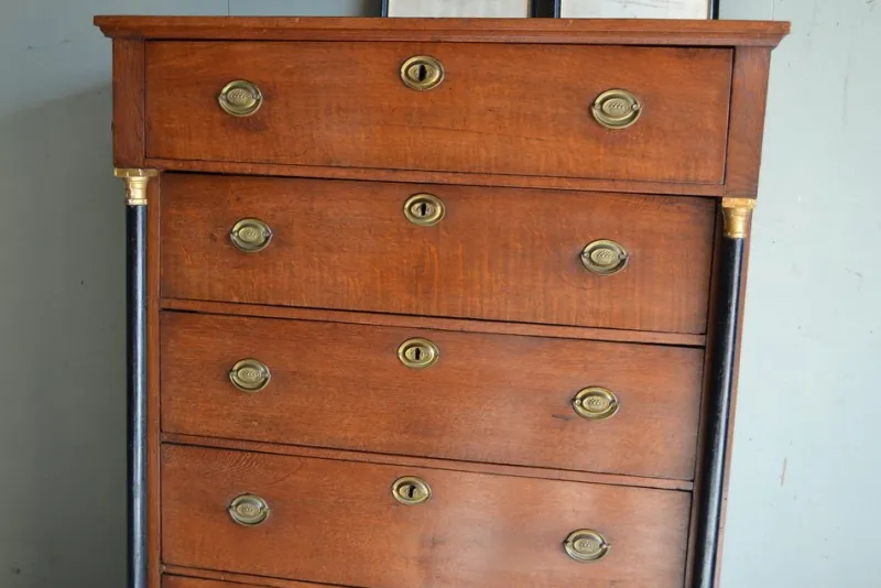 Pamono Empire Chiffoniere in Oak> Dressers, Commodes & Chests
