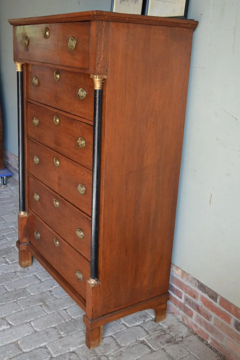 Pamono Empire Chiffoniere in Oak> Dressers, Commodes & Chests