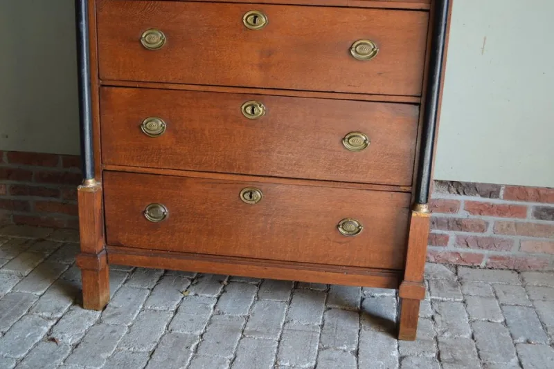 Pamono Empire Chiffoniere in Oak> Dressers, Commodes & Chests