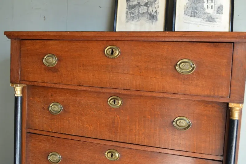 Pamono Empire Chiffoniere in Oak> Dressers, Commodes & Chests