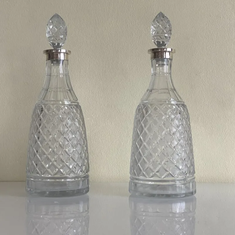 Pamono Empire Cut Crystal & Glass Set from Sainte Anne Crystal Factory, Belgium, 19th Century, Set of 175> Glassware