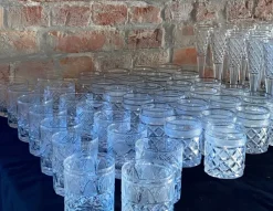 Pamono Empire Cut Crystal & Glass Set from Sainte Anne Crystal Factory, Belgium, 19th Century, Set of 175><noscript><img width=