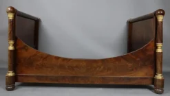 Best Pamono Empire Mahogany Bed, 1800s