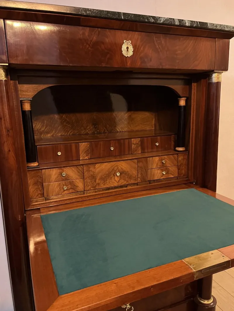 Pamono Empire or Biedermeier Period Secretary> Secretaires