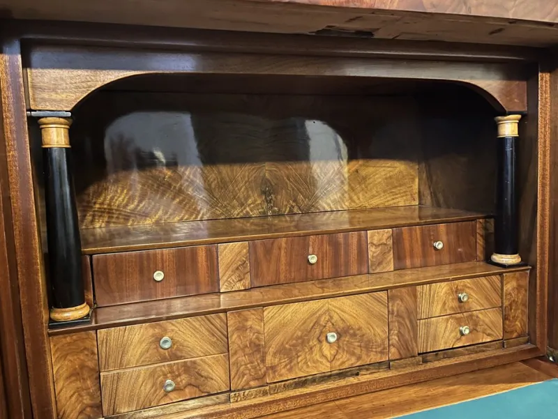 Pamono Empire or Biedermeier Period Secretary> Secretaires
