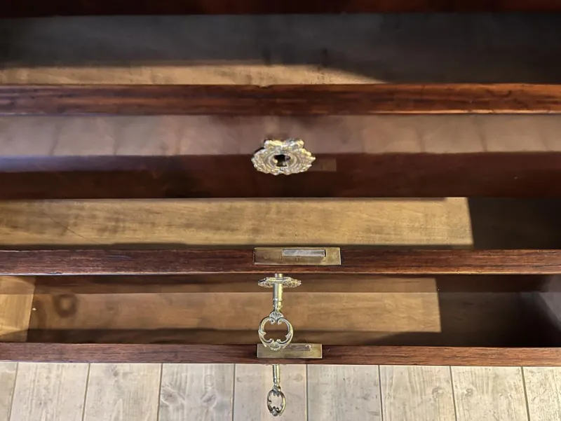 Pamono Empire or Biedermeier Period Secretary> Secretaires