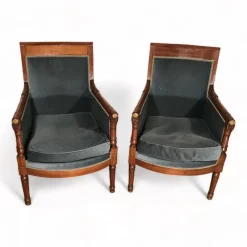 Pamono Empire Salon Suite in the style of Jacob Desmalter, France, 1810s, Set of 6> Living Room Sets