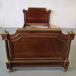 New Pamono Empire Style Bed in Mahogany