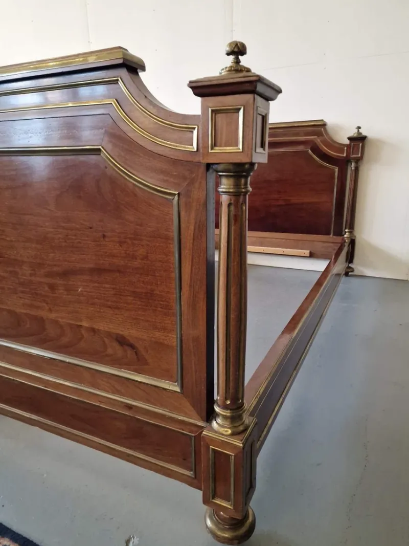 New Pamono Empire Style Bed in Mahogany