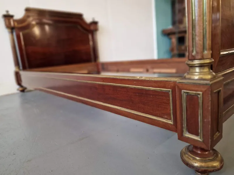 New Pamono Empire Style Bed in Mahogany