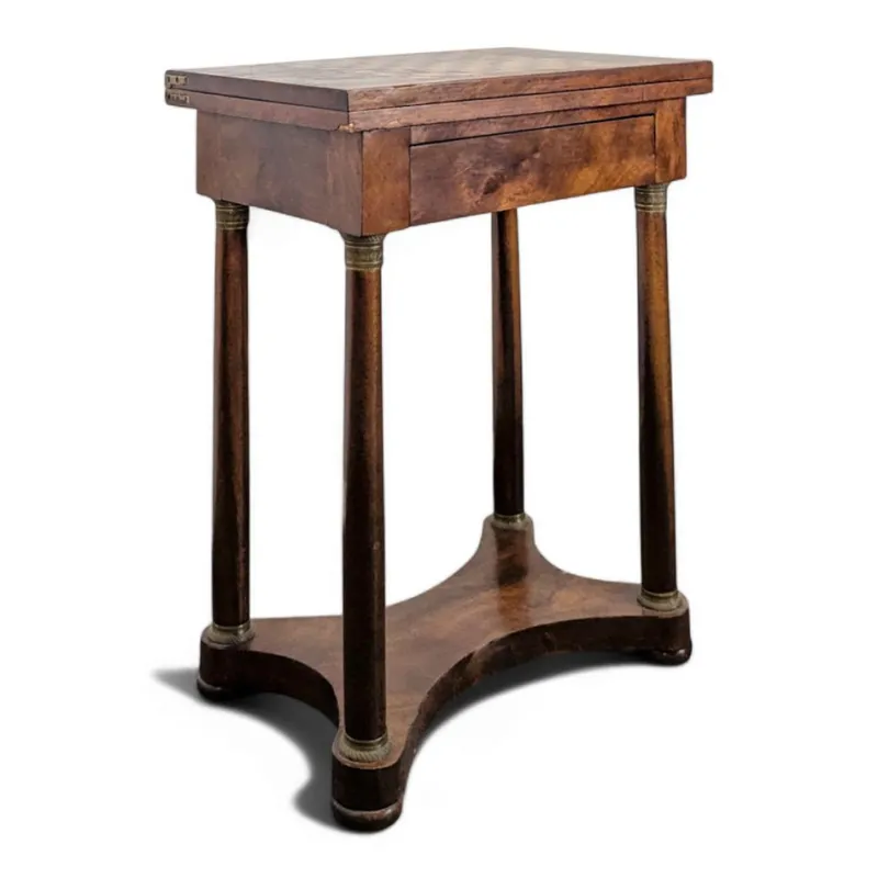 Pamono Empire Style Game Table in Mahogany> Game Tables