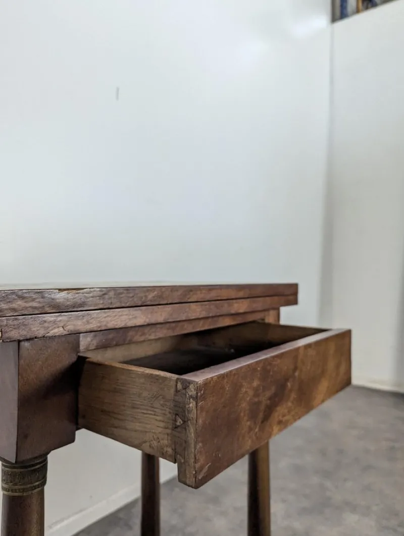 Pamono Empire Style Game Table in Mahogany> Game Tables