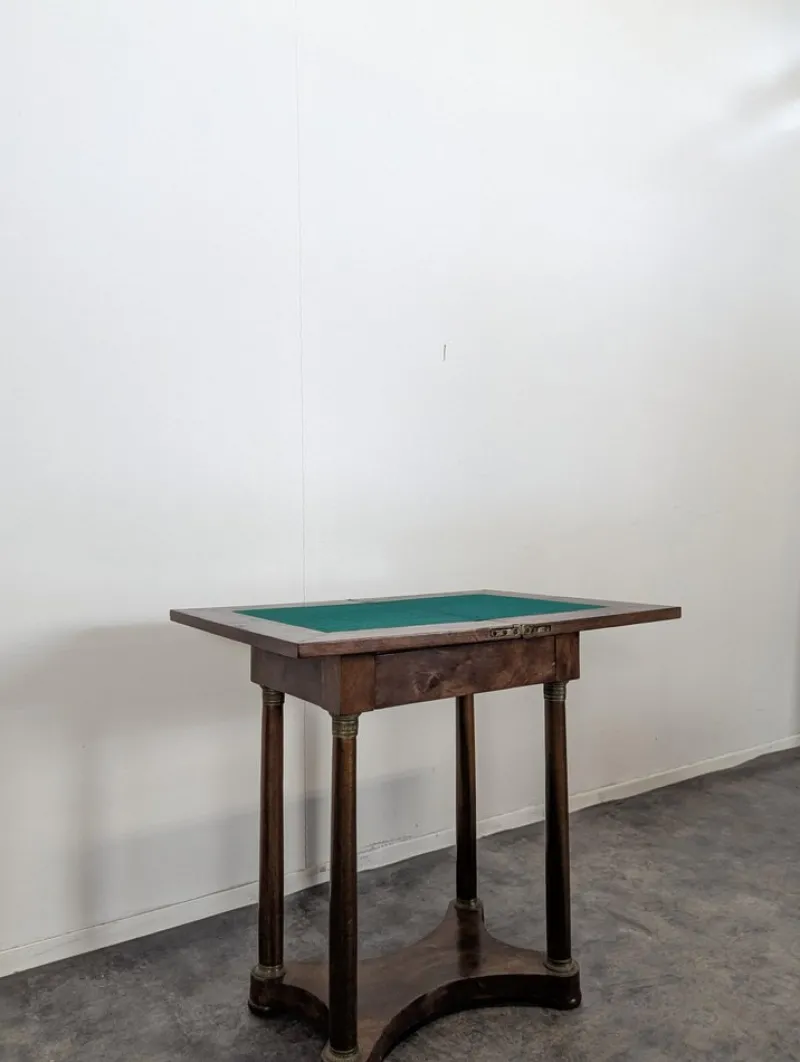 Pamono Empire Style Game Table in Mahogany> Game Tables