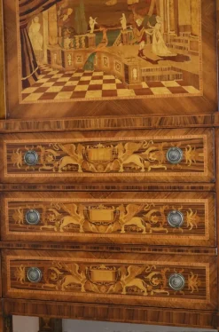 Outlet Pamono Empire Style Inlaid Secretaire, 1990s
