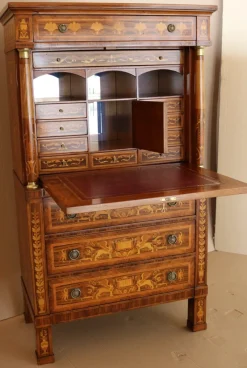 Outlet Pamono Empire Style Inlaid Secretaire, 1990s