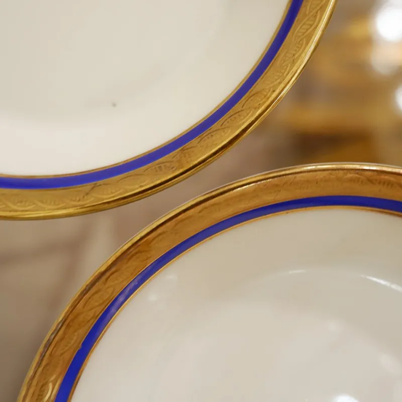 Pamono Empire Style Porcelain Tea Set by Richard Ginori, Set of 43> Coffee & Tea Service