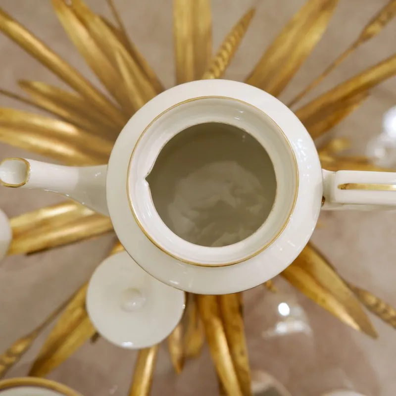 Pamono Empire Style Porcelain Tea Set by Richard Ginori, Set of 43> Coffee & Tea Service
