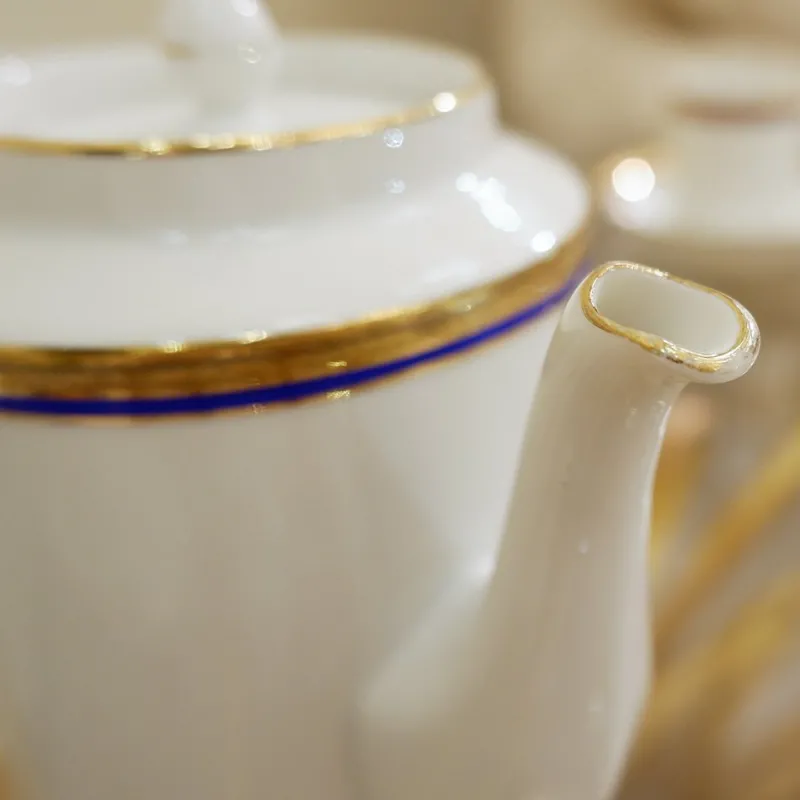 Pamono Empire Style Porcelain Tea Set by Richard Ginori, Set of 43> Coffee & Tea Service