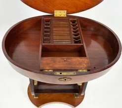 Pamono Empire Worktable by Jean Joseph Chapuis, 1810><noscript><img width=