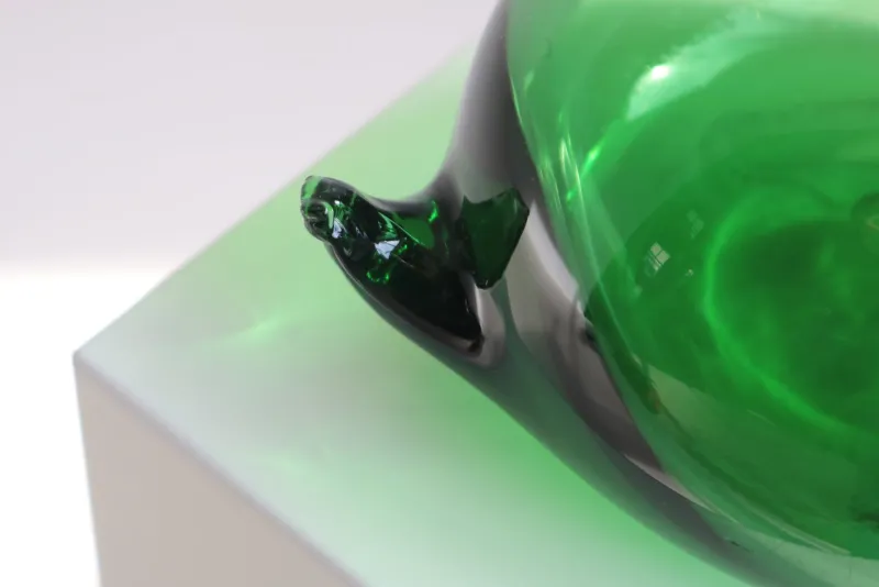 Pamono Empoli Green Glass Duck Decanter attributed to Toso Bagnoli for Gio Ponti / Taddei, 1960s> Bottles, Carafes & Jugs