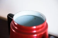 Clearance Pamono Enameled Cast Iron Coffee Pot by Antti Nurmesniemi for Finel, 1950s