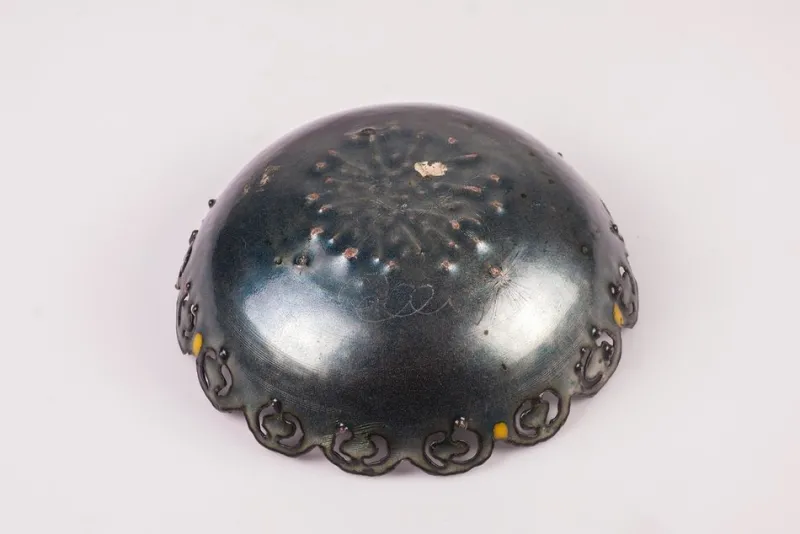 Pamono Enameled Copper Bowl by Studio Cellini Pesaro, Italy> Bowls