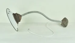 Clearance Pamono Enameled Metal Garden Light, 1940s