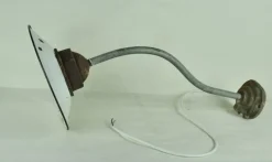 Clearance Pamono Enameled Metal Garden Light, 1940s