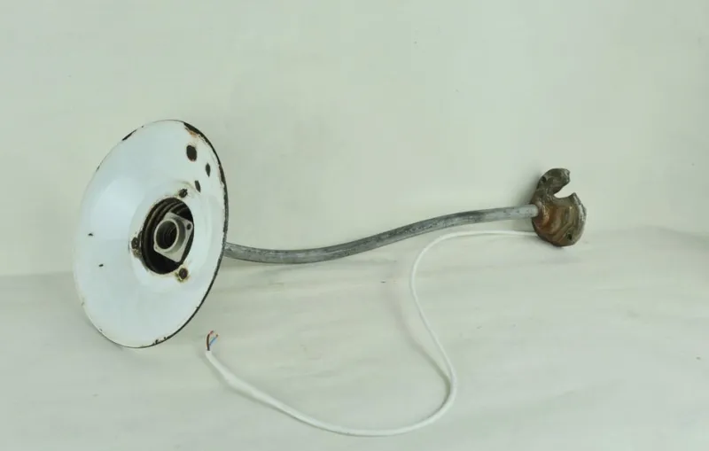 Clearance Pamono Enameled Metal Garden Light, 1940s