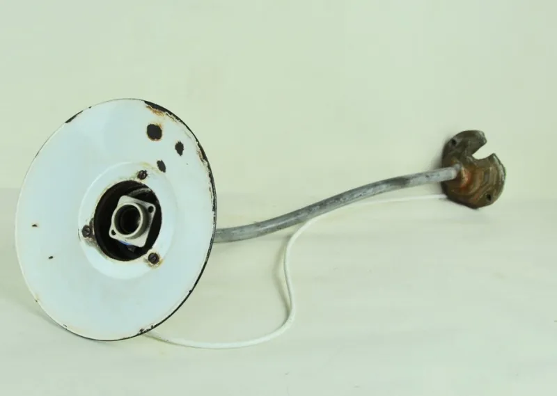 Clearance Pamono Enameled Metal Garden Light, 1940s