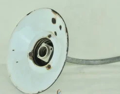 Clearance Pamono Enameled Metal Garden Light, 1940s