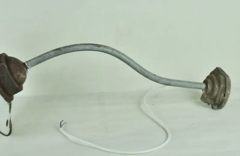 Clearance Pamono Enameled Metal Garden Light, 1940s