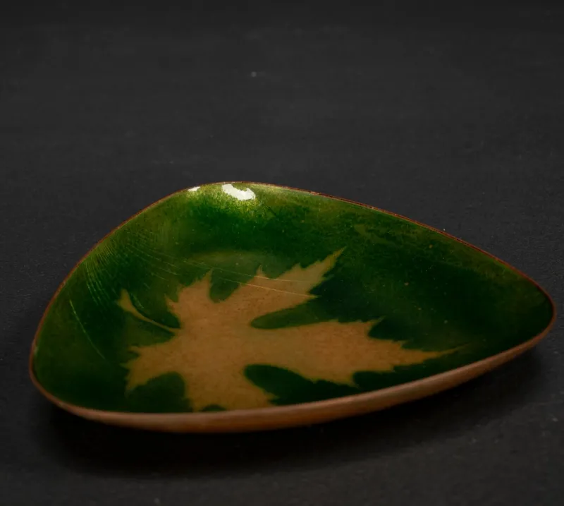 New Pamono Enamelled Brass Bowl in the style of Studio Cellini, Pesaro, 1960s