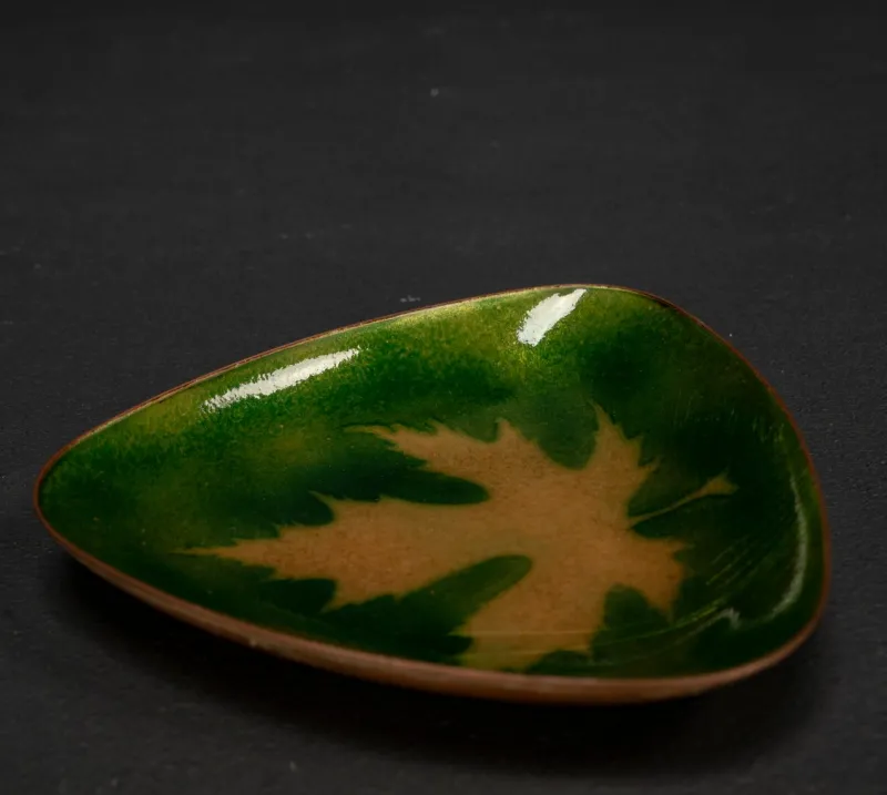 New Pamono Enamelled Brass Bowl in the style of Studio Cellini, Pesaro, 1960s