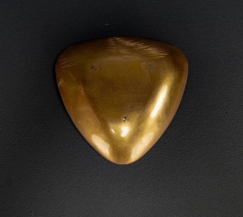 New Pamono Enamelled Brass Bowl in the style of Studio Cellini, Pesaro, 1960s