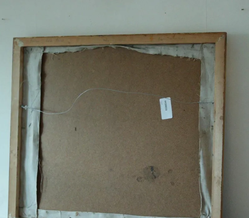 Outlet Pamono Enar Johansson, Motif from Strandhagen, Arild, 1970s, Oil Painting, Framed