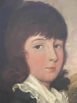 Outlet Pamono English Artist, Portrait, 19th Century, Oil on Panel