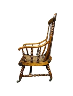 Pamono English Bobbin Chair in Oak> Lounge Chairs & Armchairs