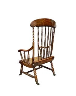 Pamono English Bobbin Chair in Oak><noscript><img width=