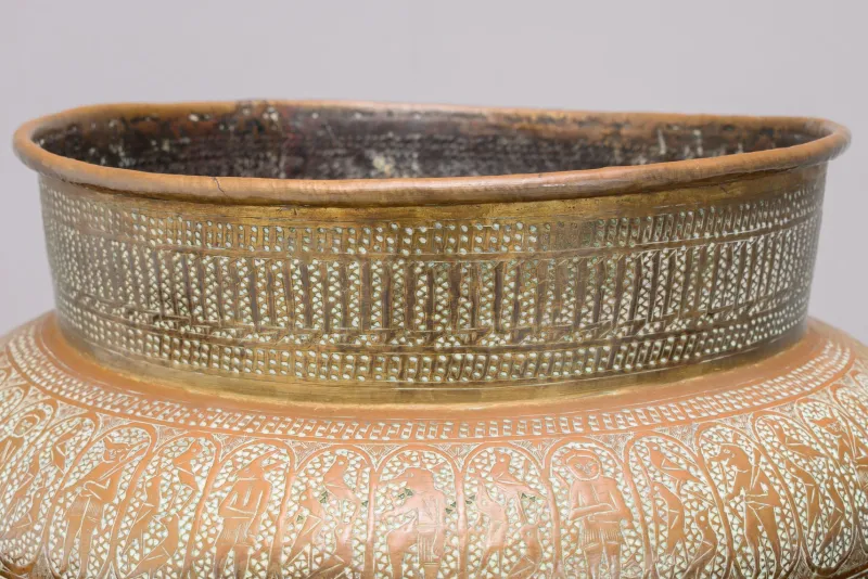 New Pamono English Brass Jardiniere, 1930s