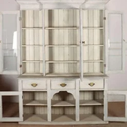 Pamono English Breakfront Kitchen Dresser><noscript><img width=