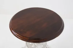 Hot Pamono English Cast Iron and Wooden Table, 1890s