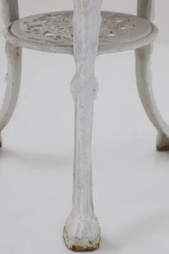 Hot Pamono English Cast Iron and Wooden Table, 1890s