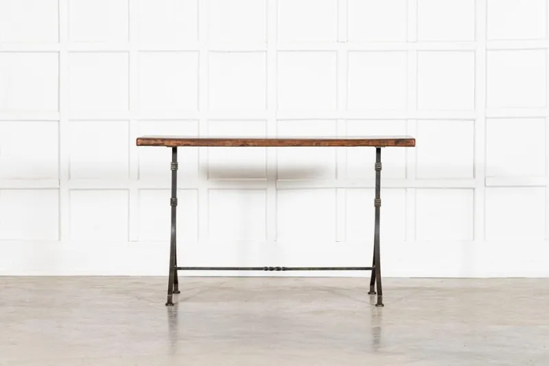 Pamono English Cast Iron Console Table, 1920s> Console Tables