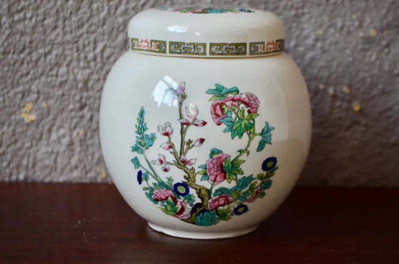 Pamono English Ceramic Ginger Jar from Sadler, 1950s> Bottles, Carafes & Jugs