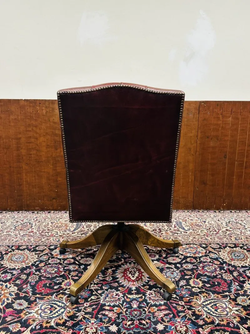 Pamono English Chesterfield Desk Chair> Office Chairs